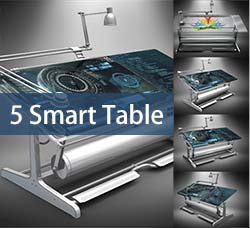 智能屏幕台展示模型：Bundle Smart Table